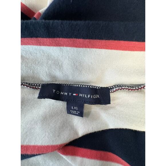 Tommy Hilfiger Nautical Stripe Fit & Flare Dress | Size L - Picture 7 of 9